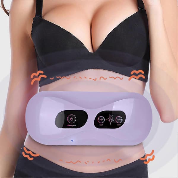 Elektrisk trådløs mavemassager Ergonomisk design smertelindringsbælte til smertelindring A