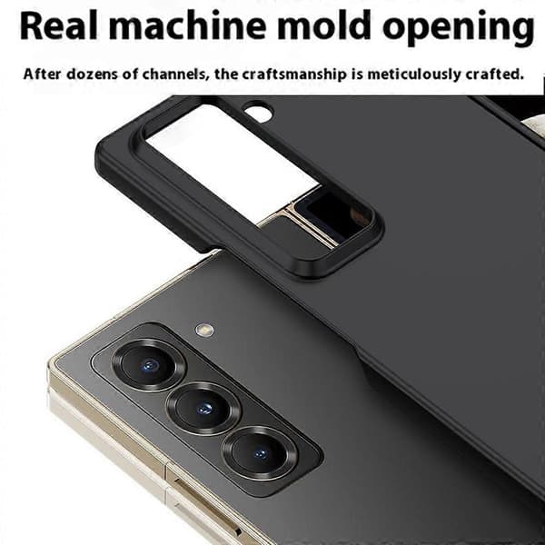 Til Samsung Galaxy Z Fold Special Cover Hud-Touch Tekstur Hårdt PC Foldbart Telefoncover