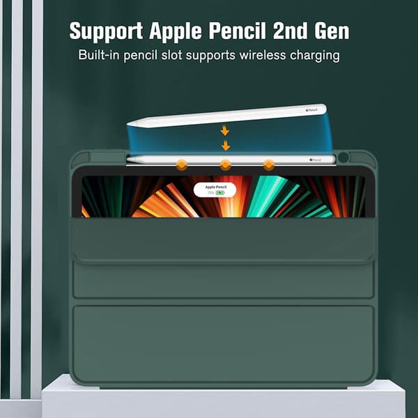 Fodral för iPad Pro 11 Air 4 5 Pro 12.9 2021 7-9:e generationen 10 2 Mini 6