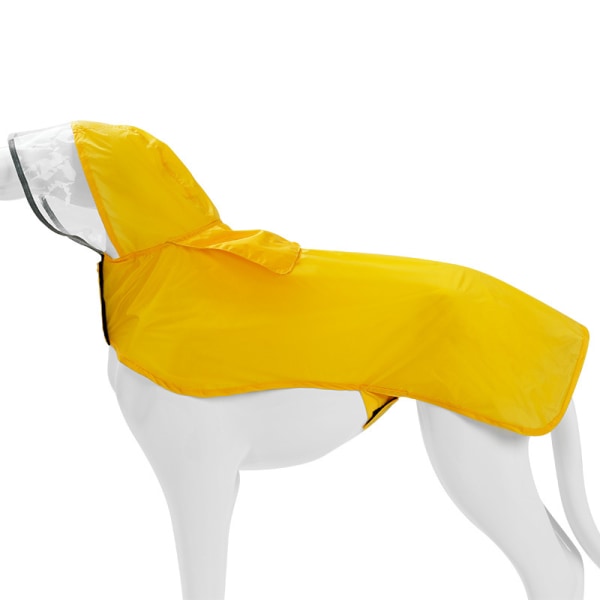 Vattentät regnjacka för hund med poncho-huvtröja