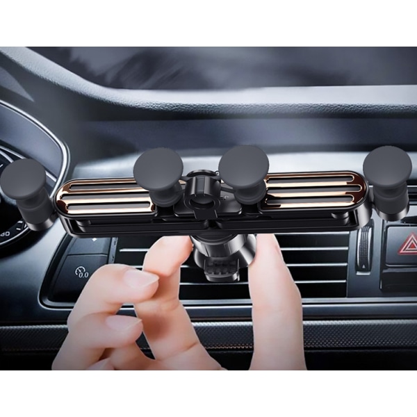 Dashboard Biltelefonholder Montering 360 graders rotasjon med klips multifunksjonsuniversell kompatibel med telefon