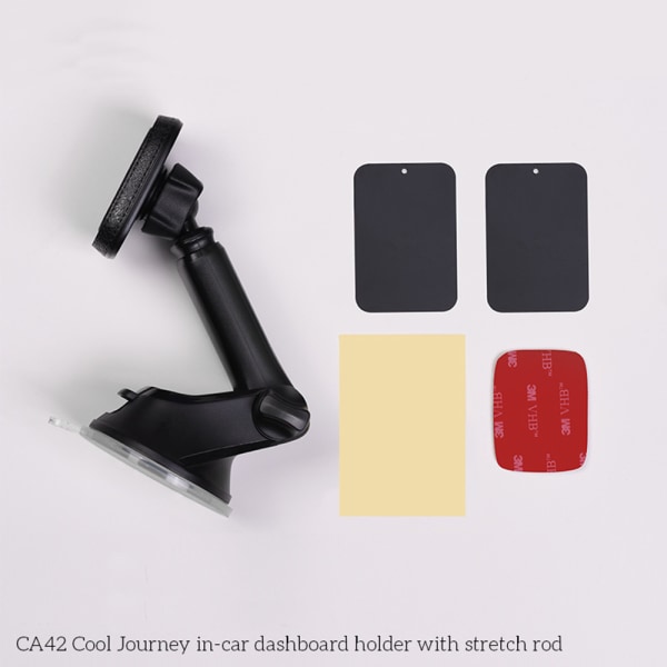 Magnetisk Phone Car Mount Universal Dashboard Forrude Industriel-styrke Sugekop Bil Phone Mount Holder med justerbar teleskoparm til alle