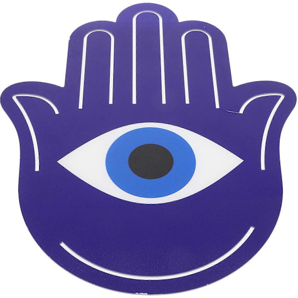 Mörkblå Evil Sticker Akryl Väggkonst Dekor För Sovrum 1-pack A