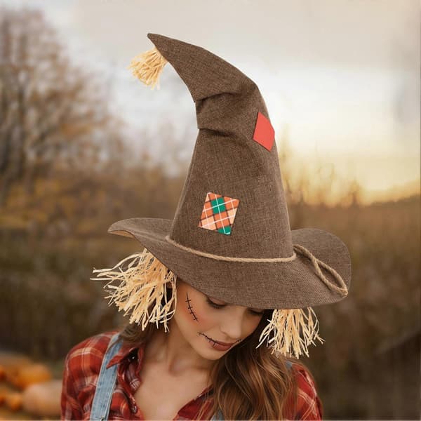 Halloween Fugleskræmselhat – Justerbar & Åndbar – til Voksne A