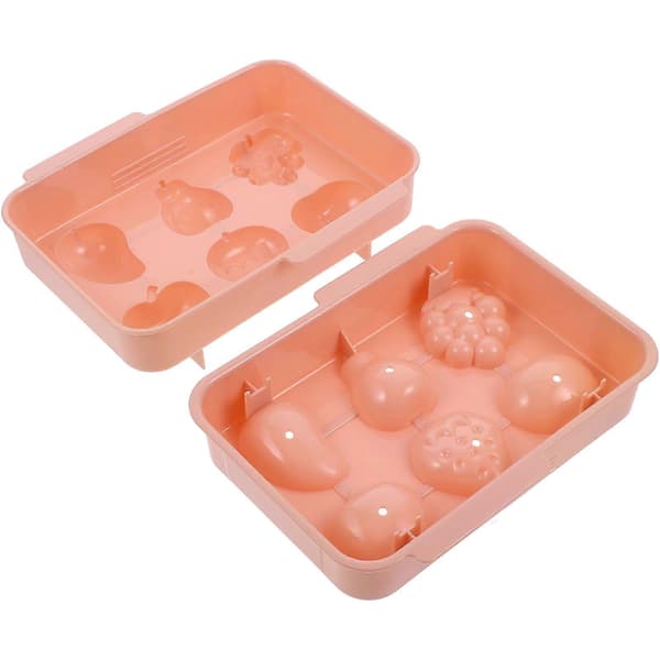 Fruktmodellering Isform Husholdningsisbitmaskin For Sommerfester Rosa 18.5X14.5X6CM Islaging 1 Stk A