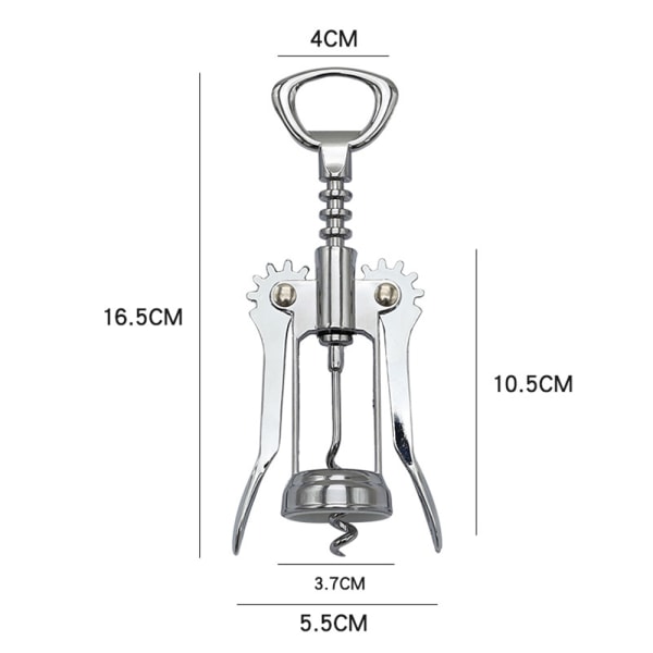 Vinkorkskrue øl korkskrue multifunktionel zinklegering klokke