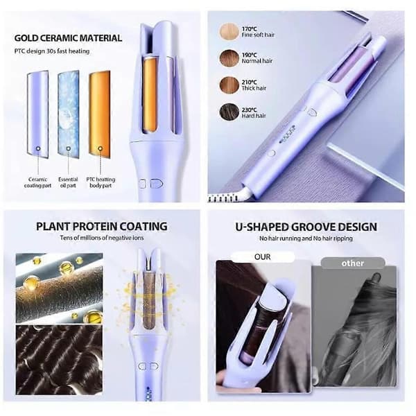 Numoya - MagicCurler, Numoya Magic Curler, Automatisk Hårkrøllejern