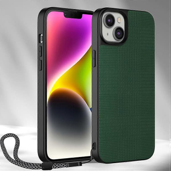 För iPhone 14 Pro ViLi TH Series Stöttåligt Mobilskal med Rem