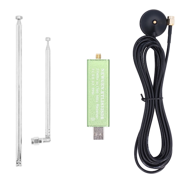 Mjukvarudefinierad radio SDR-kit TV-skannermottagare RTL2832U R820T2 Fullband 25‑1760MHz