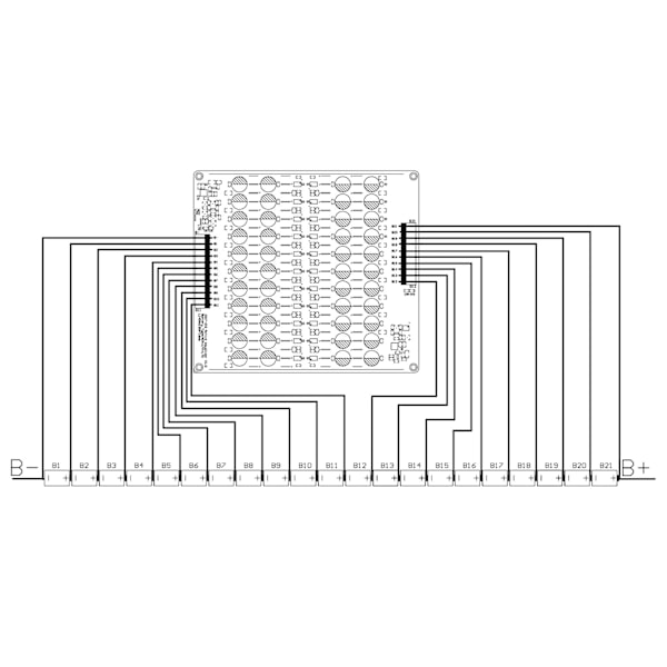 17S 20S 21S 5A Lithium Batteri Balancekort Batteri Beskyttelseskort til Li Ion LTO 1.8V‑4.5V