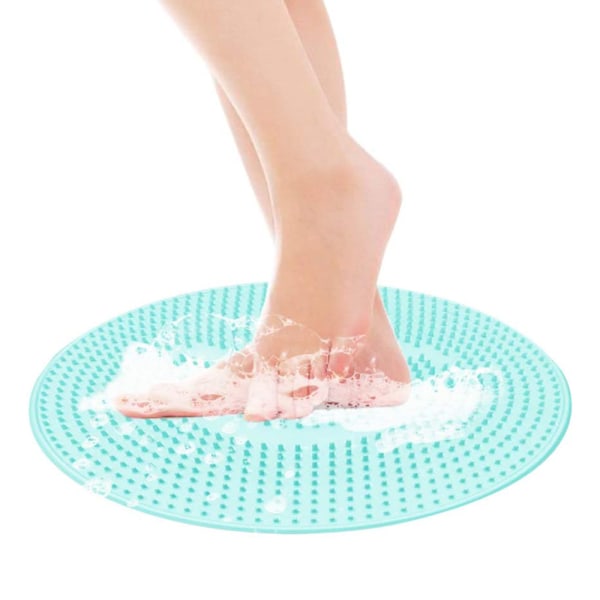 Lazy Silicone Selkähierontatyyny Kylpyhuoneen pesu jalkamatto