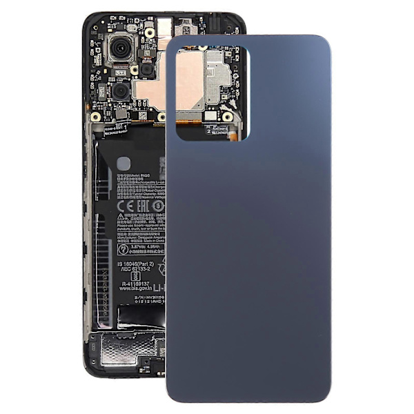 Til Xiaomi Redmi Note 12 4G KOMPATIBELt Batteribagcover Sort