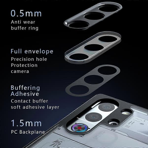Armor Precise Hole PC Hybrid TPU Telefoncover til ZTE nubia Red Magic 10 Pro / 10 Pro+