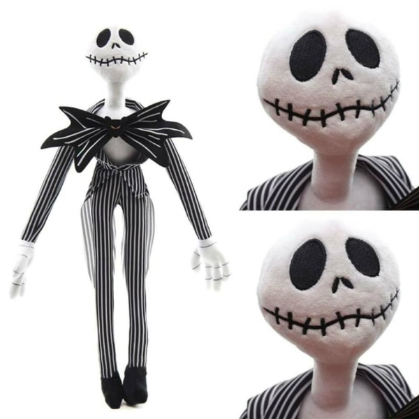 Täytetyt lelut Jack Skellington Doll Skeleton Skull Pehmolelu täytetty Halloween