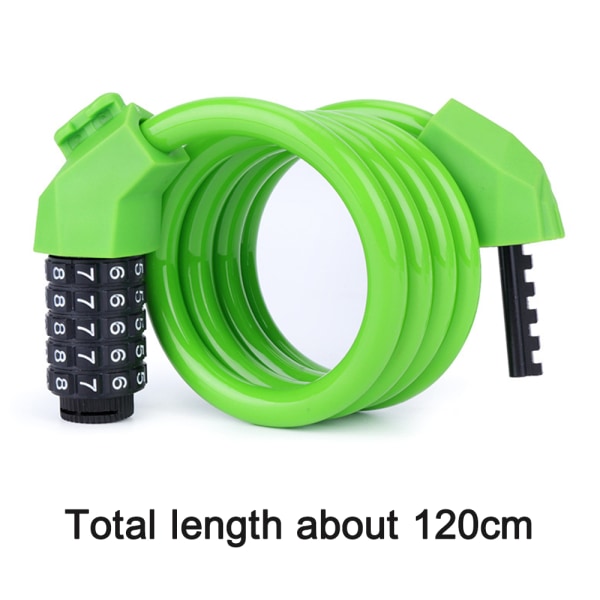 Bicycle lock riding equipment five-digit password transparent