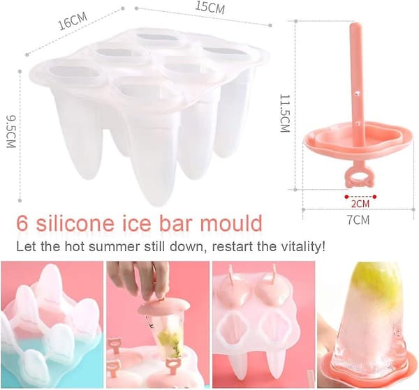BPA-fri isform, silikone eskimoform, mini isform, magnumform A