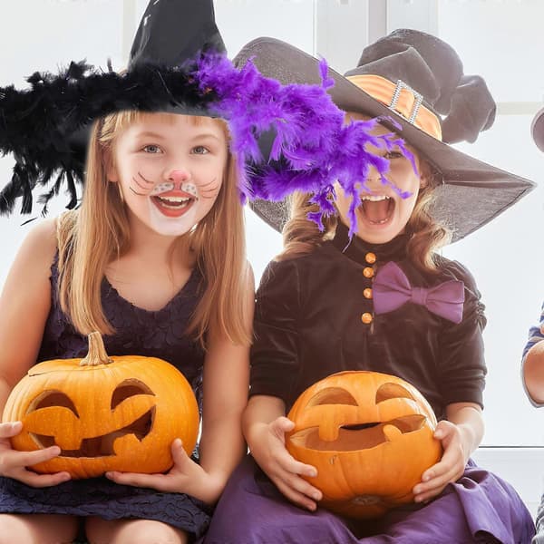 Trollmann Pannebånd Dame Kostymehatt til Halloweenfestbruk A