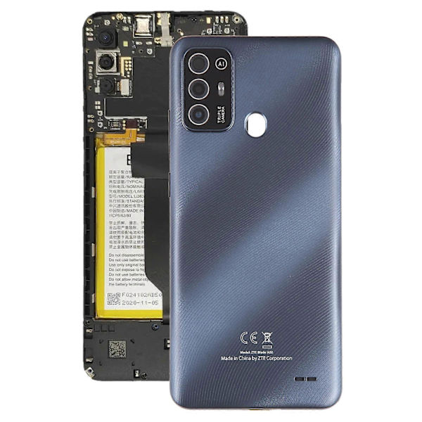 For ZTE Blade A52 Batterideksel Grå
