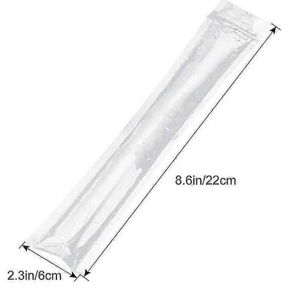 100 stk. engangs ispinneformer - DIY ispinneformer for hjemmelagde ispinner - 6 x 22 cm A