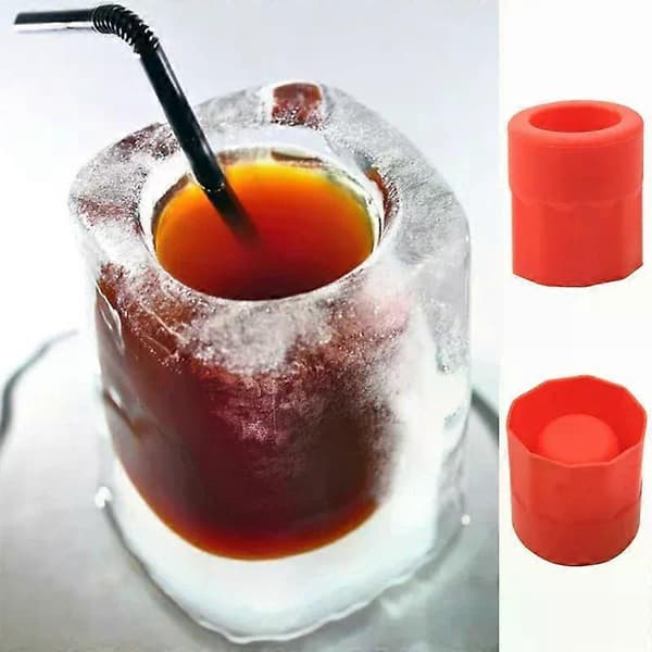 1 st isbitsform gör shotglas isform nyhetspresenter isbricka sommar dryckesverktyg is shotglas silikonform A