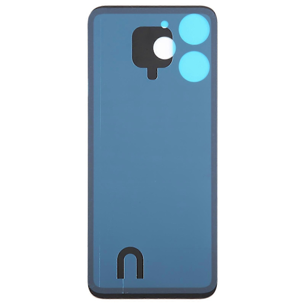 Til Xiaomi Redmi 12 4G OEM Glas Materiale Batteri Bagcover Sort