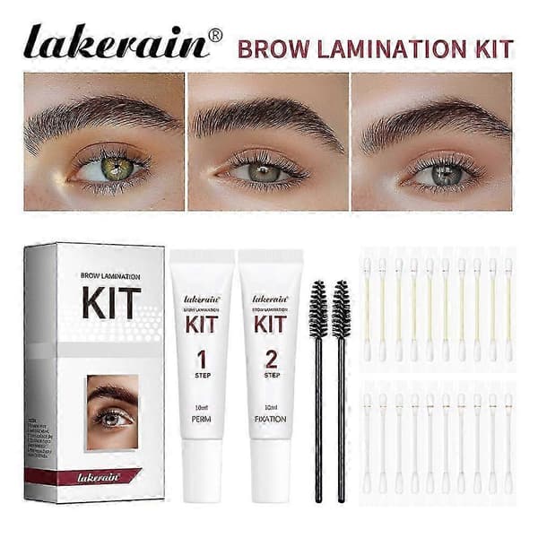 10ml+10ml lakerain blød tube øjenbryn perm sæt vilde øjenbryn hurtig formgivning øjenbryn perm middel A