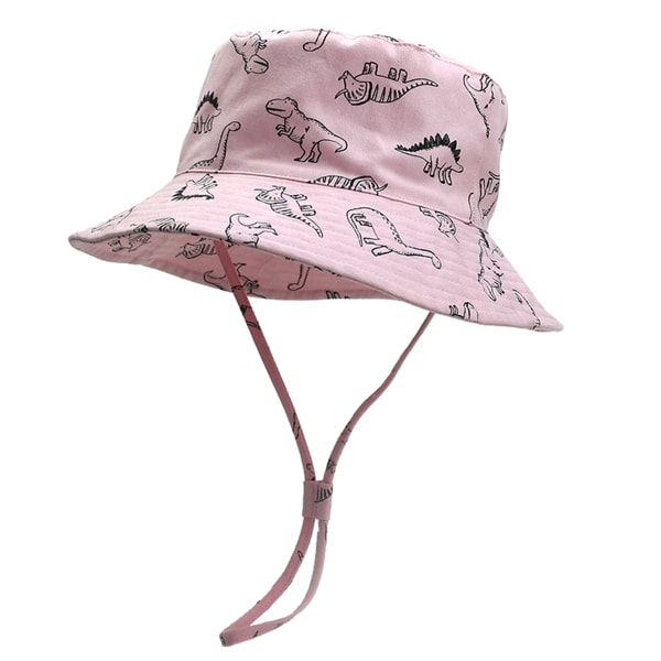 Toddler Bucket Hat Sommar Barn Strandhattar Bred Brätte Utomhuslek