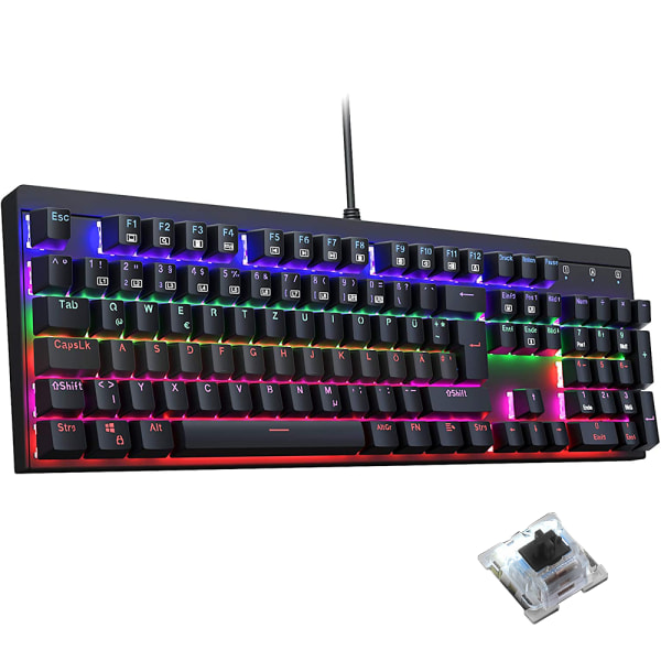 Gaming Keyboard Wired Floating Keyboard Ergonomic