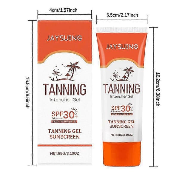 2025 Sommer Solcreme Gel SPF30 Bredspektret UVA/UVB Beskyttelse til Ansigt og Krop A