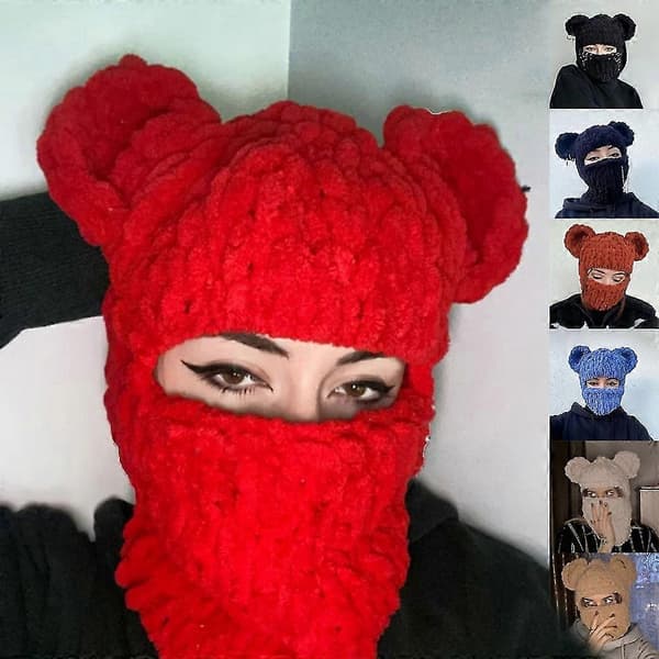Karhunkorvahattu Huivi Halloween Balaclava Karhunkorvabalaclava Hauska Hattu Halloween A