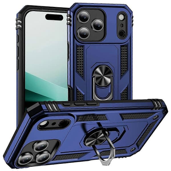 Kompatibel med iPhone 17 Pro Max-deksel PC + TPU-telefondeksel med støtte A