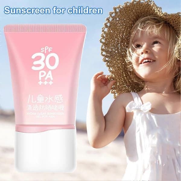 Børns SPF30 PA+++ Hydra Clear Solcreme Solblokker Creme A