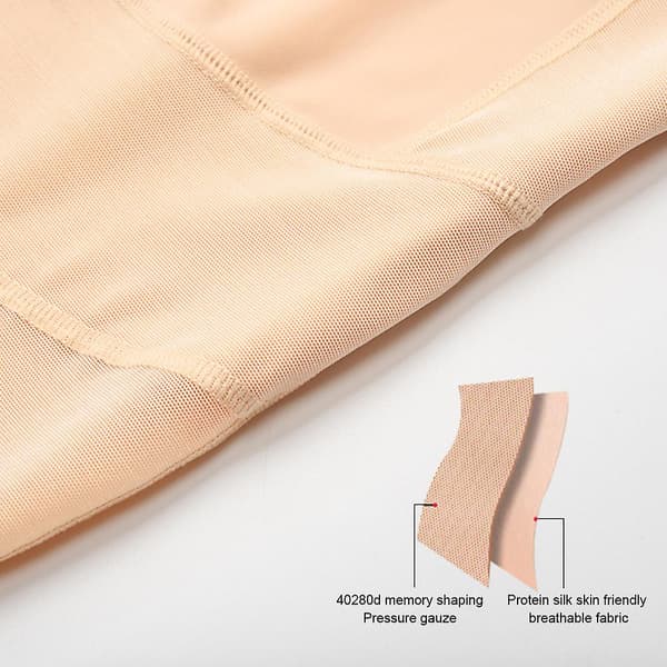 Dame One Piece Shapewear Lårslanker Magekontroll Kroppsformer A