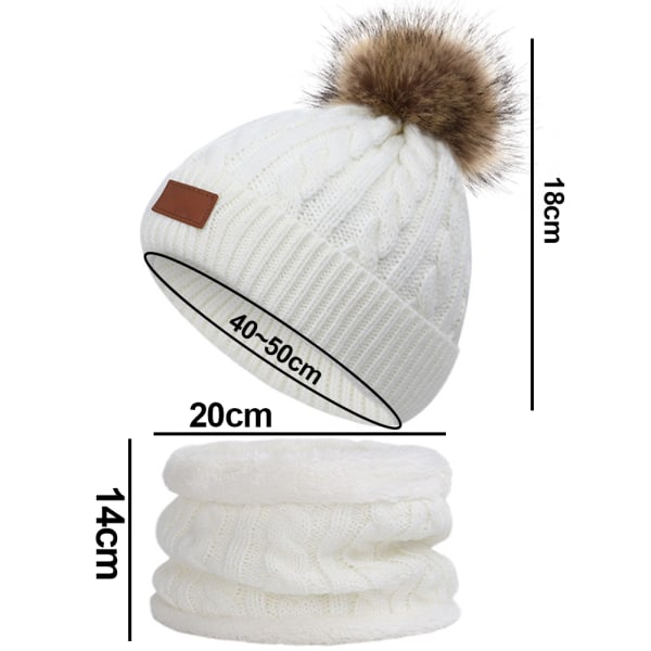 Slouchy Cable Knit Toddler Hat Baby Ski Cap for Girls Boys，and t