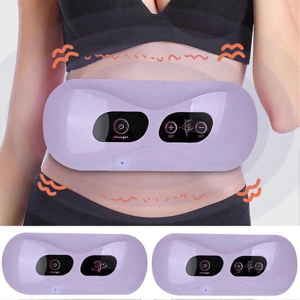Elektrisk trådløs mavemassager Ergonomisk design smertelindringsbælte til smertelindring A