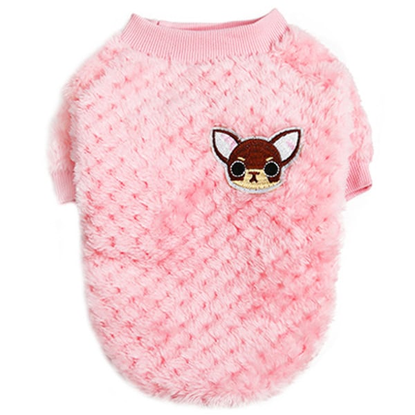 Warm Soft Flannel Pet Clothes, Dog Shirt Coat Jacket