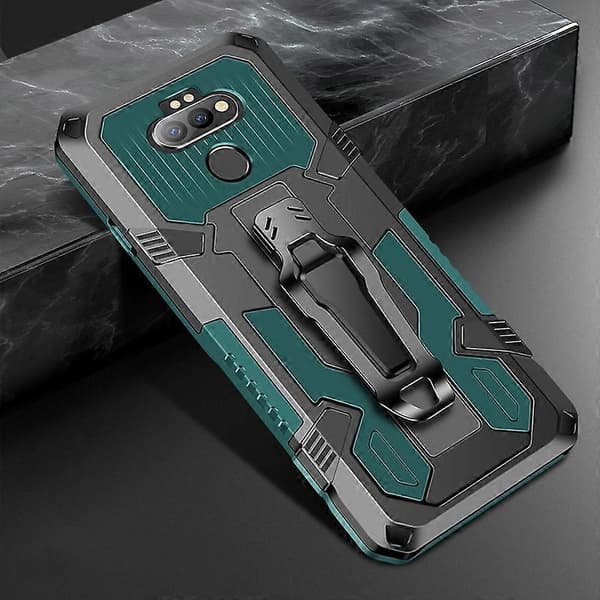 Machine Armor Warrior iskunkestävä PC + TPU suojakotelo LG K31:lle
