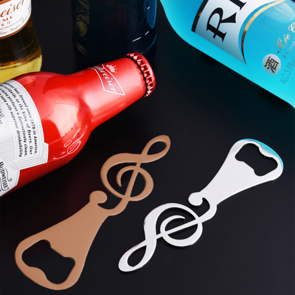 4-delt musiks ølflaskeåbner guitar flaskeåbner bartender
