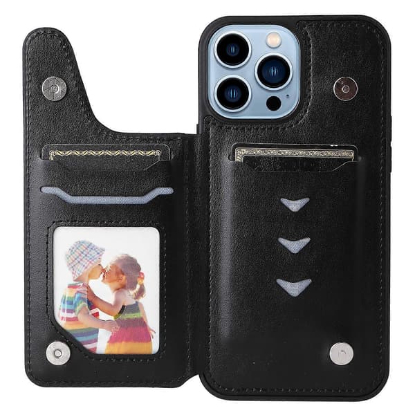 Til iPhone 13 Pro Max Katte træ prægning mønster stødsikkert telefoncover A