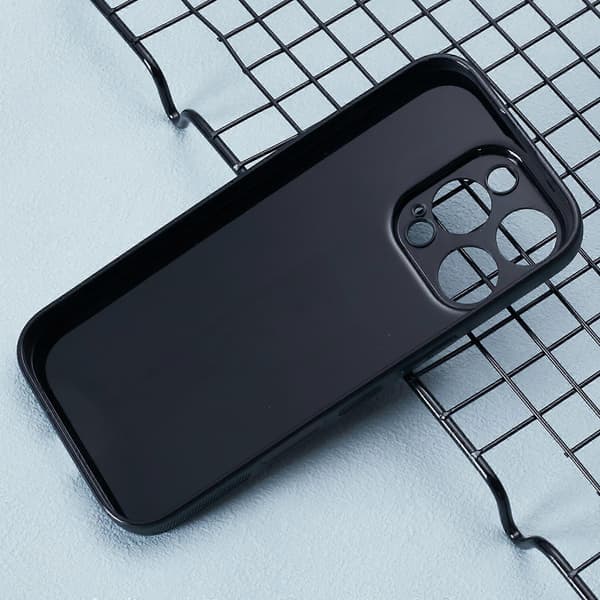För iPhone 16 Pro Skal Flexibelt TPU Kolfiber Textur Stötsäkert Telefonfodral