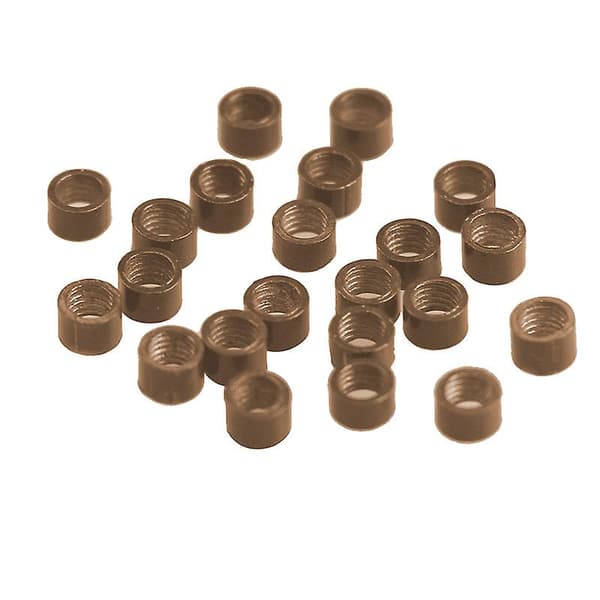 500 stk. silikone mikro-link ringe 4,5 mm forede perler til hårforlængerværktøj A