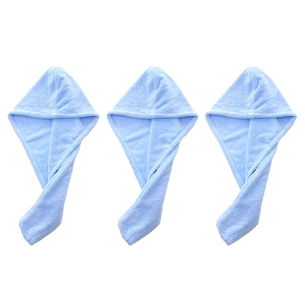 3-pack mikrofiberhårband, absorberande twistbandana