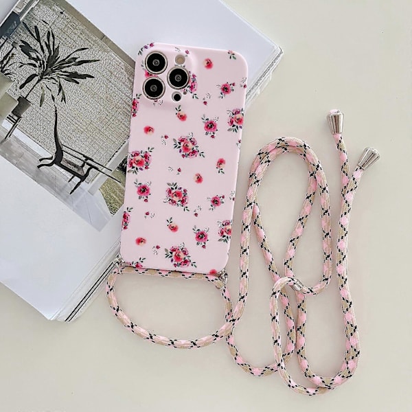 iPhone 13 Pro -kuori (vaaleanpunainen)