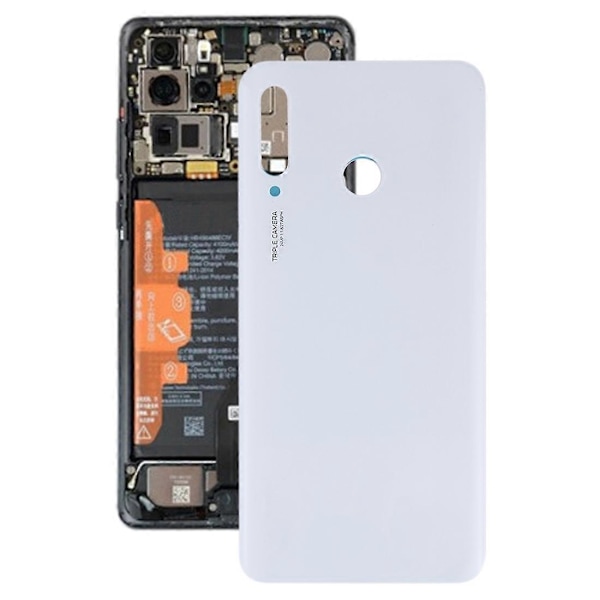 Batteribaksida för Huawei P30 Lite Vit