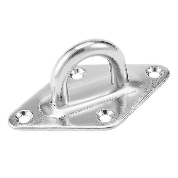 rustfrit stål sadel på platin diamant 36x59mm (pakke med 5, m5) A