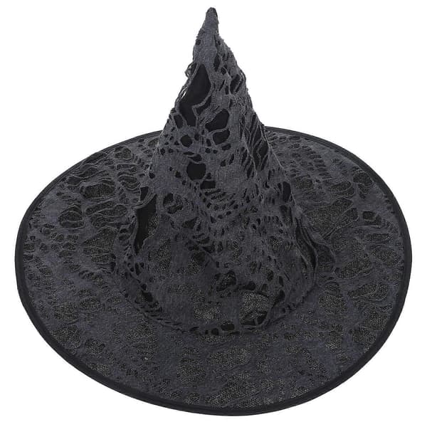 Halloween heksehue til dekoration Halloween kostume heksehue spidst design A