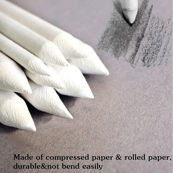 13 STK Blending Stumpers Paper Art Blendere med sandpapirblyant