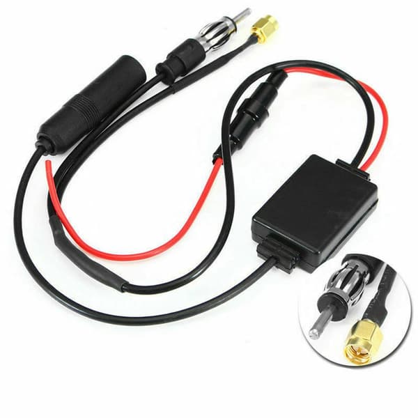 Universal DAB FM AM Auto Antenne Splitter Adapter Kabel Digital Radio Forstærker