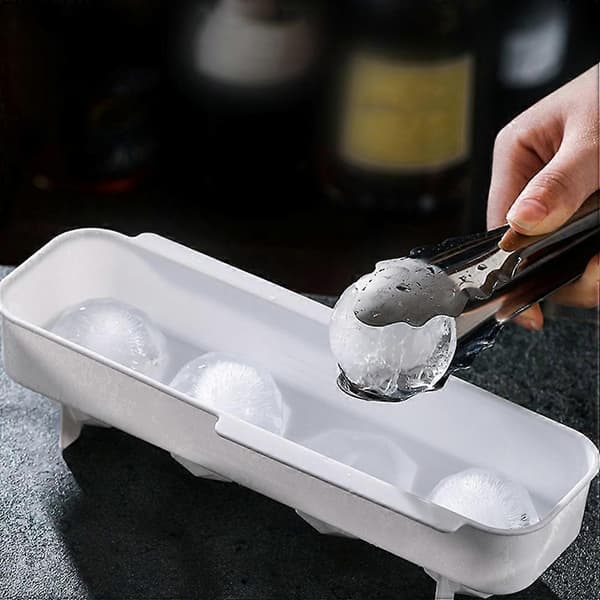 Isbakke sfæriske kugler isform til whisky 2 stk. plastiksæt A