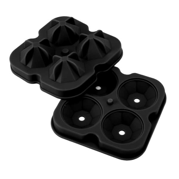 Hull Diamantformet Isbitform Silikon Isbitbrett for Kakeformer DIY Sjokolade Godteri A
